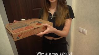 Pizza Delivery Girl Gets Pounded with a Huge D*ck and Cums Hard, XXX! Pizza Delivery Girl Gets Pounded with a Huge D*ck and Cums Hard, XXX!