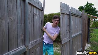 Creampie After Spying On A Juicy Big Booty