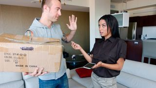 Maya Bijou’s day job is handling your package Maya Bijou’s day job is handling your package
