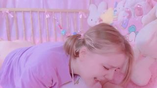 Perverted Father Teaches Daughter How to Suck, Fuck and Swallow Jizz!