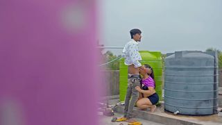 Indian Sex Leak, Nephew Fucks Whore Auntat Roof! Plz Don't Cum Inside Pussy!