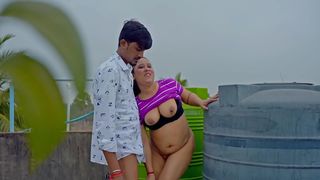 Indian Sex Leak, Nephew Fucks Whore Auntat Roof! Plz Don't Cum Inside Pussy!