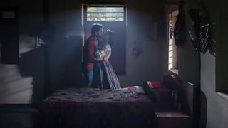 Indian slutty wife fucked by lover and try to satisfy her full - Hindi audio!