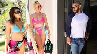 Hot Babes Kendra Sunderland and Maya Woulfe Get Nailed with Tools (Free XXX) HD.