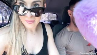 Amateur Couple Stops on the Side of the Highway and Fucks Like Animals – Public PAWG Action