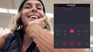 Naughty Nympho Cums Like a Fountain in Supermarket – Lush Remote Insanity!