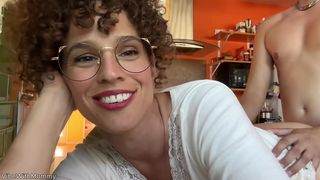 Curvy Stepmom Can’t Resist – Fucks Her Stepson Behind Husband’s Back on His Business Trip!