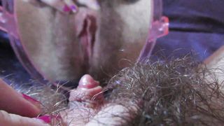 Sexy MILF's Hardcore Masturbation - Huge Clit Rubbing and Squirting Muff in XXX