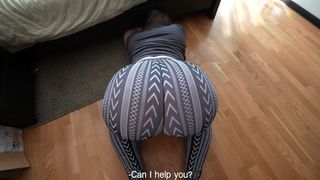 Horny Step Sister Stuck Again, Gets Pounded Hard and Creamed Twice by Step Bro.