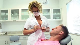 Sexy nurse Corinna Blake seduces her handsome patient in a xxx free porn movie