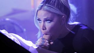 Jessa Rhodes, Blonde Goddess, Sucks Cock and Licks Balls in XXX Video