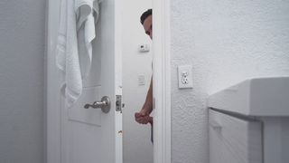 Masturbating Kira Perez in Toilet, Jerking Peter X-rated Video