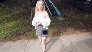 Pickup Fever ~ Carrie Sage Getting Picked Up Outdoors in XXX Video