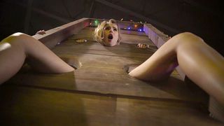 Jillian Janson Roughly Taken by Santa's Reindeer in XXX Pillory Video