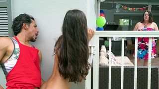 Sexy Teen Gianna Dior Gets Stepdaddy Backyard Fuck, XXX Video!