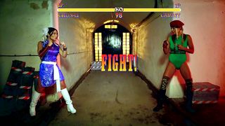 Unleash Your Desires with Sex Fighter Chun Li vs. Cammy (XXX Parody) - Brazzers HD Porn!