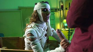 Ancient Mummy Elicia Solis with Unholy Appetite for Huge Cock, XXX Video