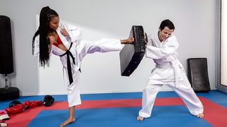 Kickass Foot Domination with Kinky Kira Noir and Ricky Spanish - Brazzers Exxtra HD