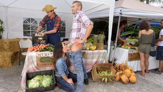 Porno Superstar Eva Lovia's Horny Market Sellouts